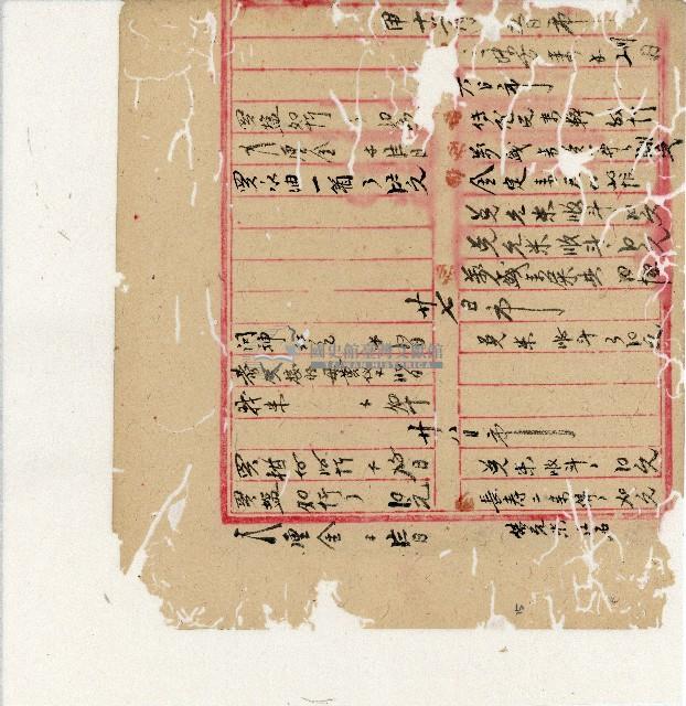 光緒二十年陳協隆號出入數簿藏品圖，第16張