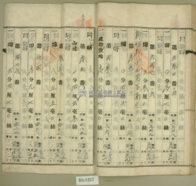 昭和二十年范朝燈登記名義人表示變更登記申請書藏品圖，第16張