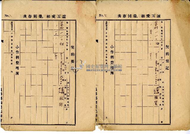 昭和四年陳奇灶家族土地賃貸借契約書□藏品圖，第16張