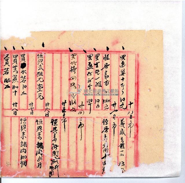 光緒廿二年廿三年廿五年協隆號日清簿藏品圖，第116張