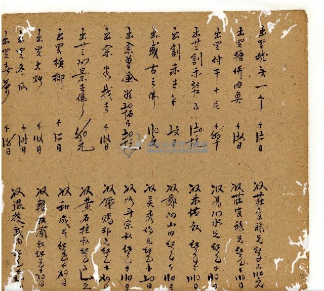 光緒七年陳協和號出入數簿藏品圖，第26張