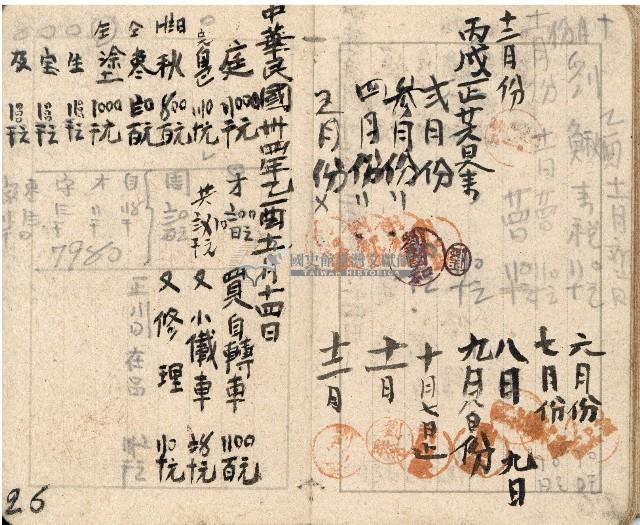 昭和十九年王殷鑑帳簿藏品圖，第26張