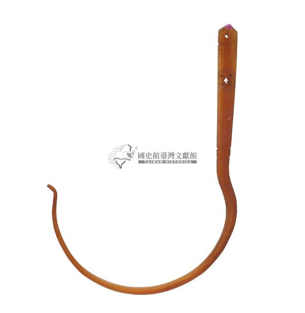 牛角蚊帳鉤一對藏品圖，第3張