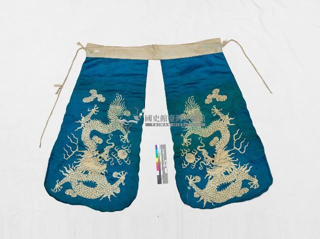 藍底龍紋繡花佩飾藏品圖，第3張