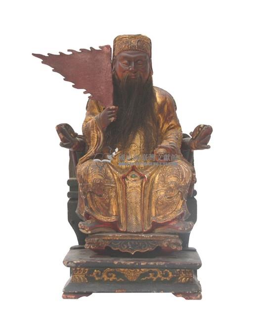 木雕土地公像藏品圖，第3張