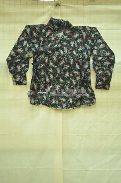 黑底花紋河南戲服藏品圖，第1張