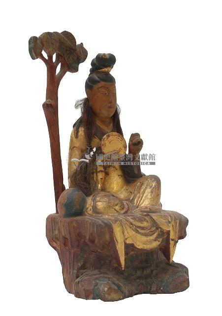 木雕太陰娘娘像藏品圖，第1張