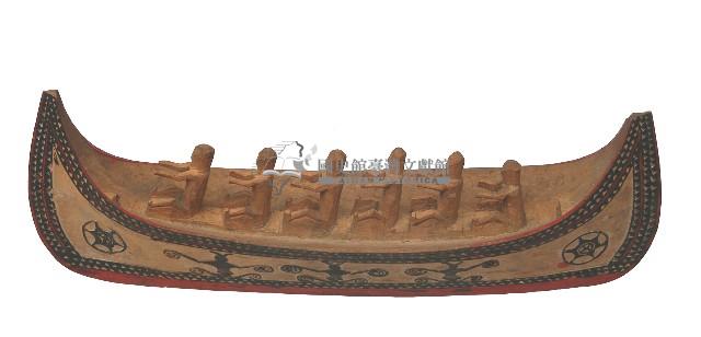 雅美族六人座船模型藏品圖，第1張