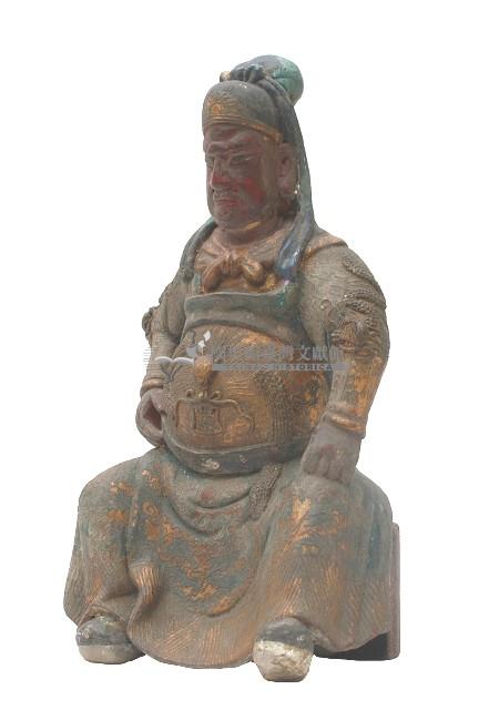 木雕山西夫子像藏品圖，第1張