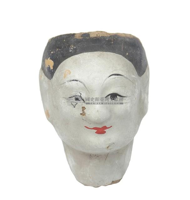 紙紮人臉孔紙糊面具藏品圖，第1張