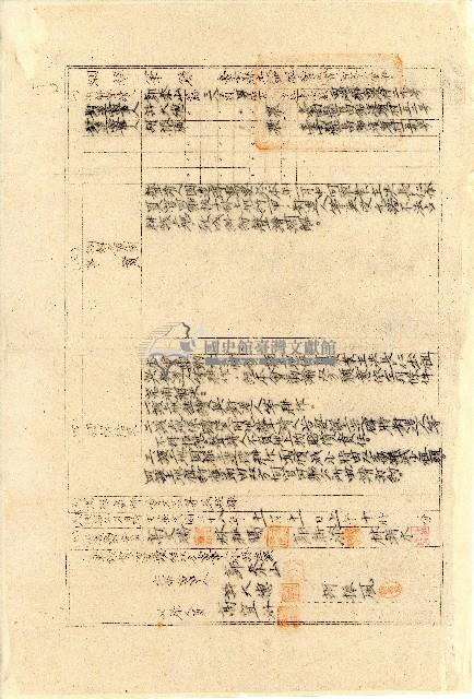 民國三十八年郭泰山許大德胡振風土地糾紛調解筆錄藏品圖，第1張