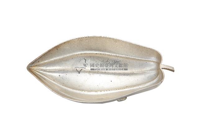 錦綾堂款銀製木瓜形皿藏品圖，第1張
