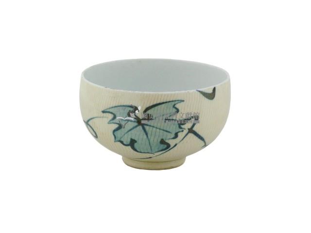 白地綠釉荷葉紋瓷杯藏品圖，第1張