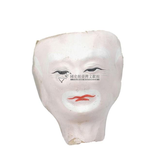 紙紮人臉孔紙糊面具藏品圖，第1張