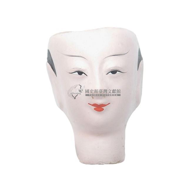 紙紮人臉孔紙糊面具藏品圖，第1張