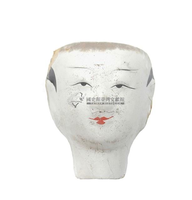 紙紮人臉孔紙糊面具藏品圖，第1張