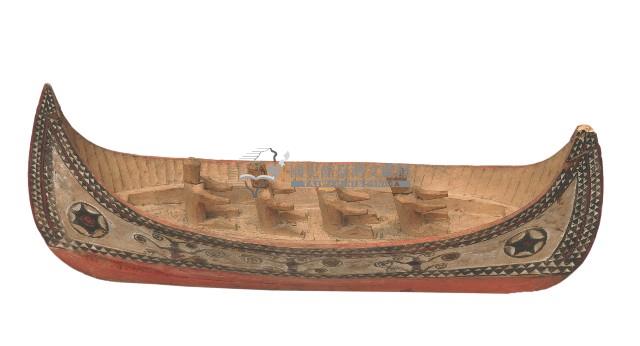 雅美族四人座船模型藏品圖，第1張