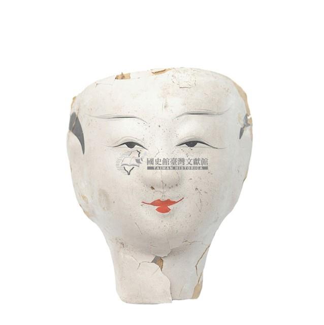 紙紮人臉孔紙糊面具藏品圖，第1張