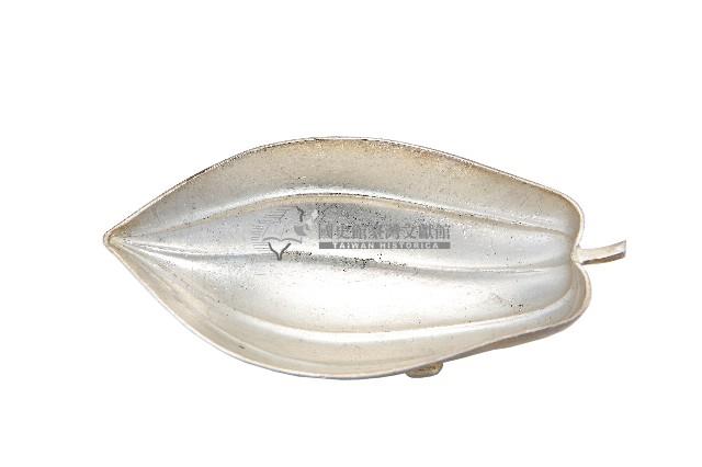 錦綾堂款銀製木瓜形皿藏品圖，第1張