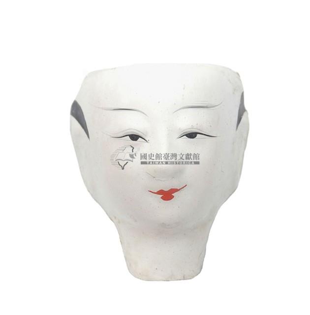 紙紮人臉孔紙糊面具藏品圖，第1張