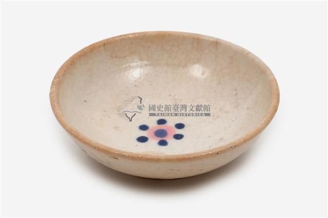 青花粉彩點狀紋碗藏品圖，第1張