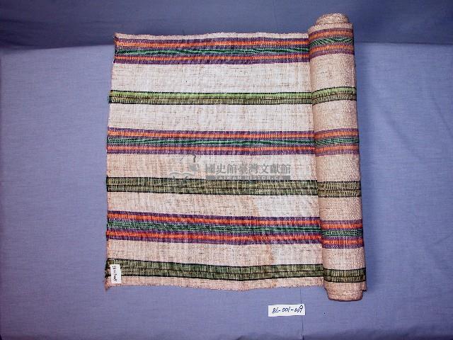 泰雅族多色橫紋麻布藏品圖，第1張