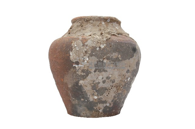 褐釉長頸陶罐(海撈陶器)藏品圖，第1張