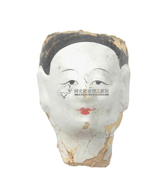 紙紮人臉孔紙糊面具藏品圖，第1張