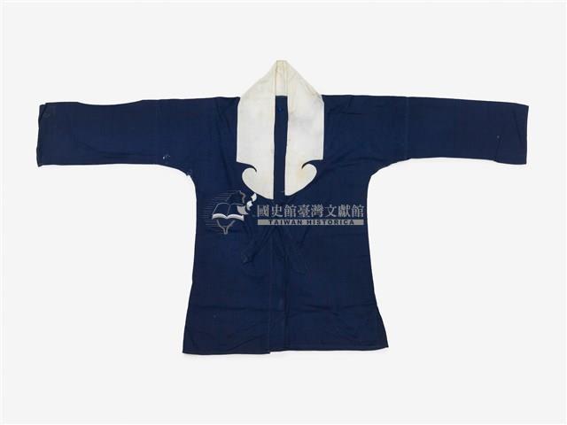 藍色白領上衣戲服藏品圖，第1張