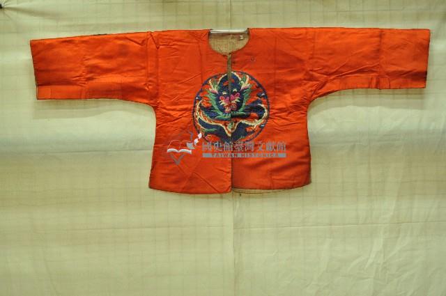 橘紅色河南戲服藏品圖，第1張