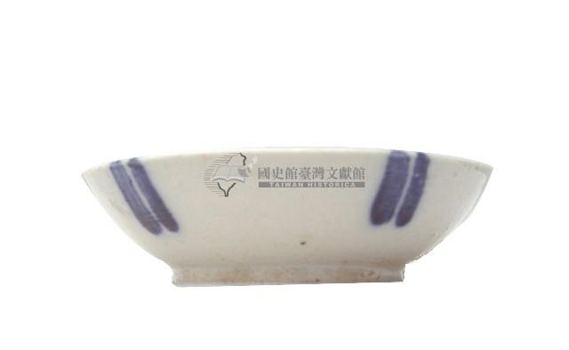 青花雙直紋碗藏品圖，第1張