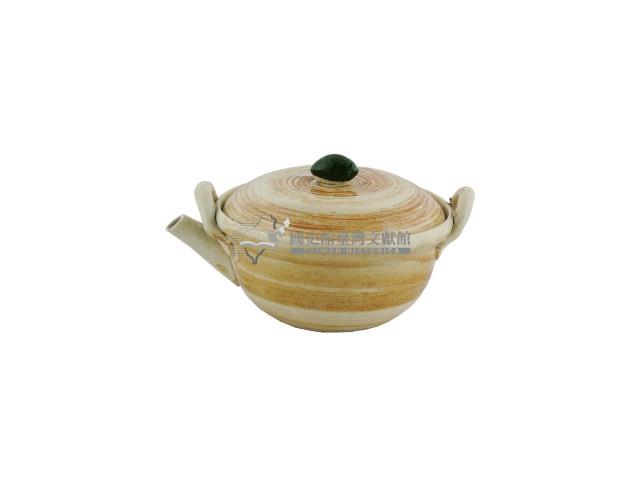 褐釉蓋碗壺藏品圖，第1張