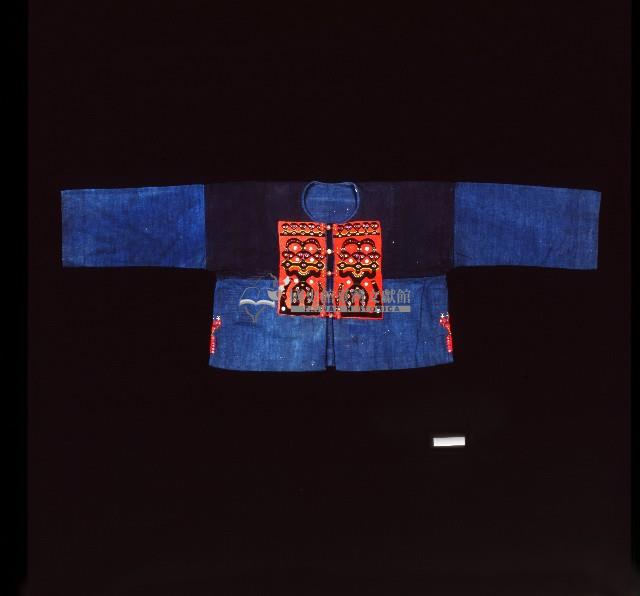 排灣族深藍色拼布上衣藏品圖，第1張