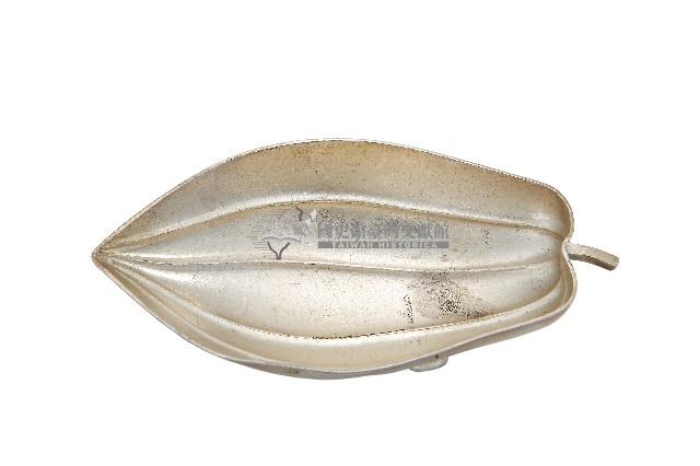 錦綾堂款銀製木瓜形皿藏品圖，第1張