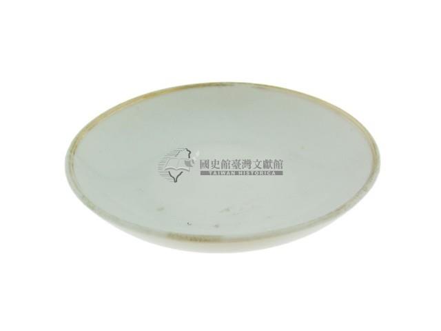 帶款白瓷碟藏品圖，第1張