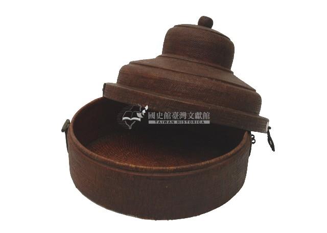竹編帽盒藏品圖，第1張