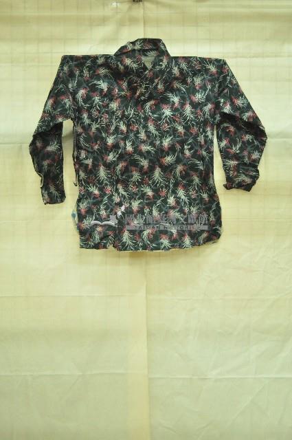 黑底花紋河南戲服藏品圖，第1張