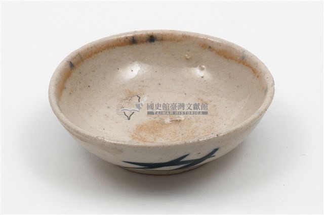 黑彩井字紋碗藏品圖，第1張