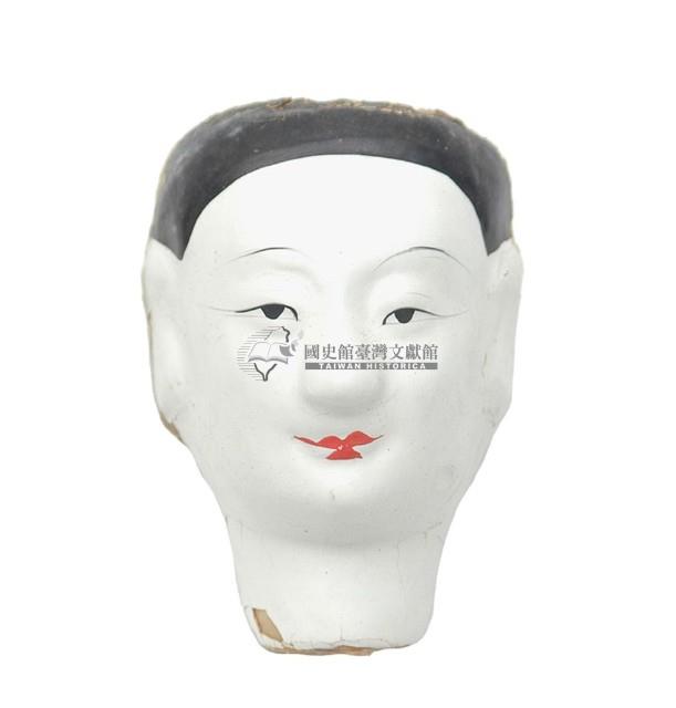 紙紮人臉孔紙糊面具藏品圖，第1張