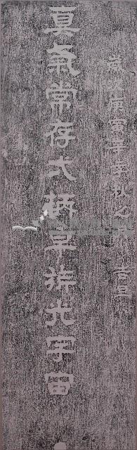 柱聯之上聯「真氣常存一柄阜旂光宇宙」拓本藏品圖，第1張