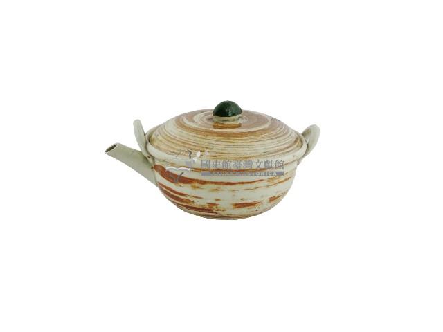 褐釉蓋碗壺藏品圖，第1張