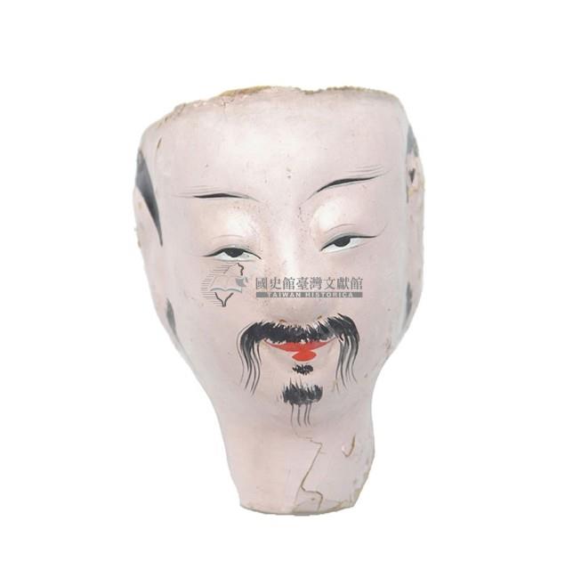 紙紮人臉孔紙糊面具藏品圖，第1張