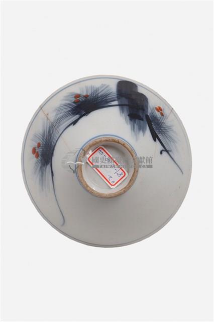 釉上墨彩紅點碗藏品圖，第3張
