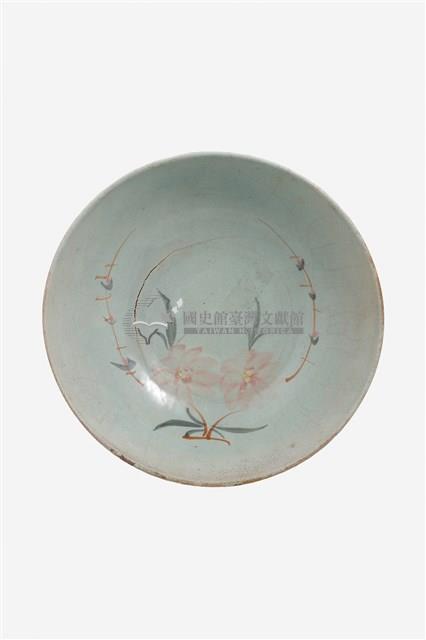 釉上彩折枝花卉紋缽藏品圖，第1張