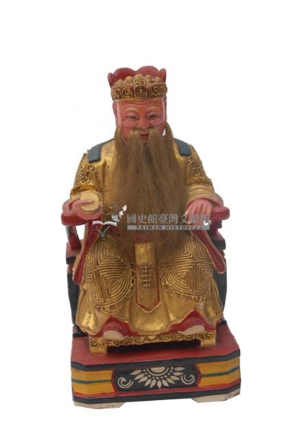 木雕土地公像藏品圖，第4張
