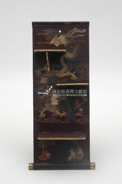 花鳥描金繪漆掛飾軸形板藏品圖，第4張