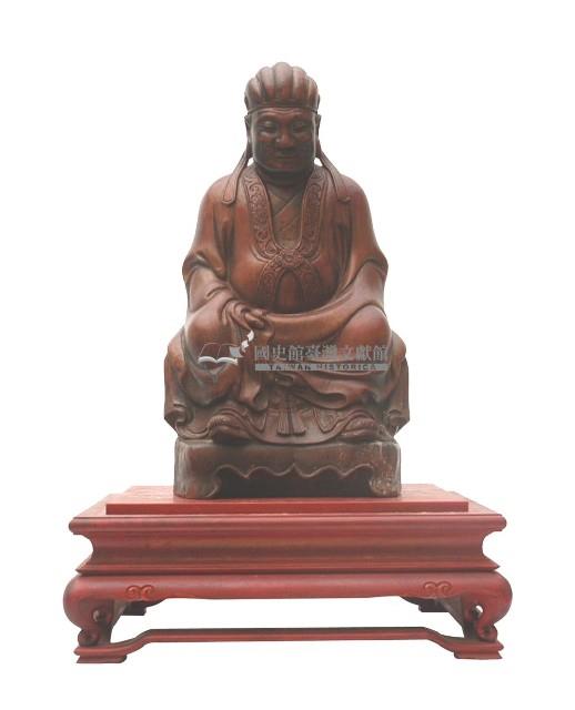 木雕土地公像藏品圖，第4張