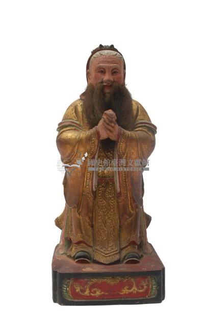 木雕文曲星像藏品圖，第4張