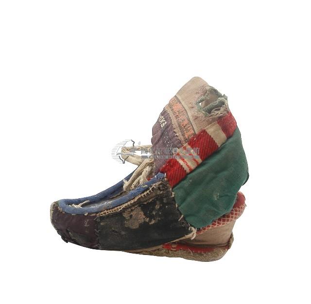 多色拼布加高式三寸金蓮一對藏品圖，第4張