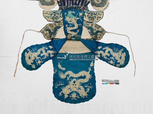 乳白藍龍紋繡花佩飾藏品圖，第4張